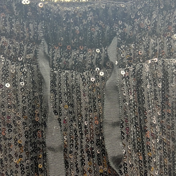 INC International‎ Concepts Black Sequin Cargo Joggers Sz XL - Picture 5 of 7